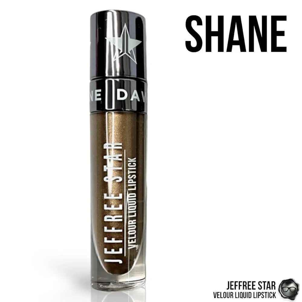 JEFFREE STAR VELOUR LIQUID LIPSTICK IN SHANE METALLIC DEEP BRONZE BROWN DAWSON